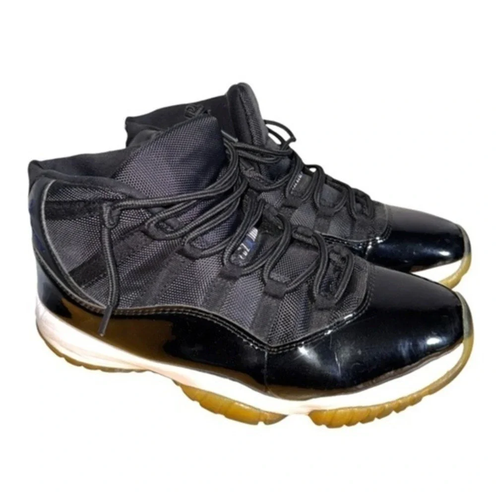 Jordan 11 Retro Space Jam 45 Mens 11 Pre-Owned Sneakers‎ Black 378037-003 Shoes